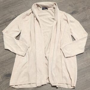 Zara Knit Open Front Long Cardigan Sweater